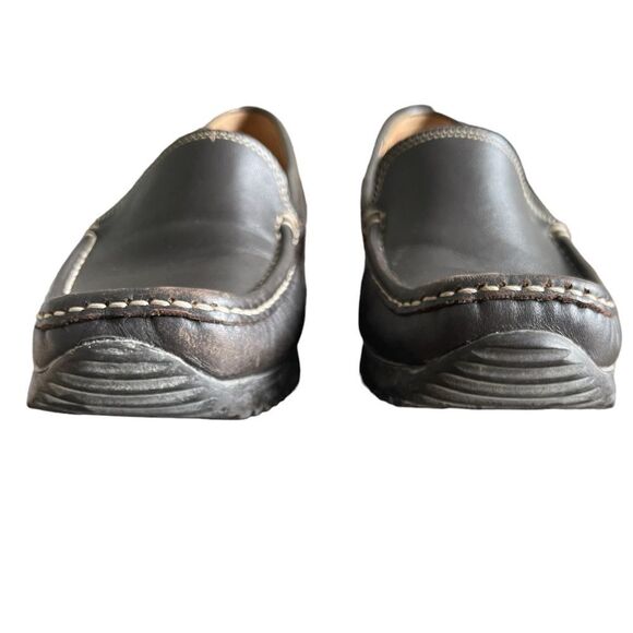 Bally Of Switzerland Delos Chocolate Brown Driving Loafers Size 37.5 - Picture 10 of 11